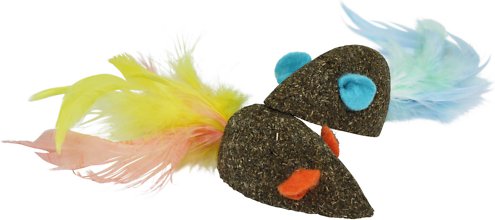 Multipet Compressed Catnip Mice Cat Toy