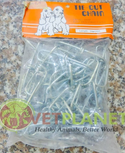 4.0mm * 180cm Galvanized Kennel Chain