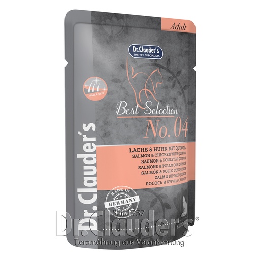 Dr.Clauder's Best Selection No 4 Salmon & Chicken with quinoa 85g