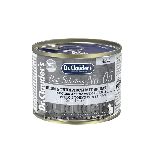 Dr.Clauder's Best Selection No 5 Chicken & Tuna with spinach 200g