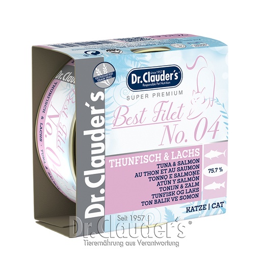 Dr.Clauder's Best Fillet No. 04 Tuna & Salmon 70g