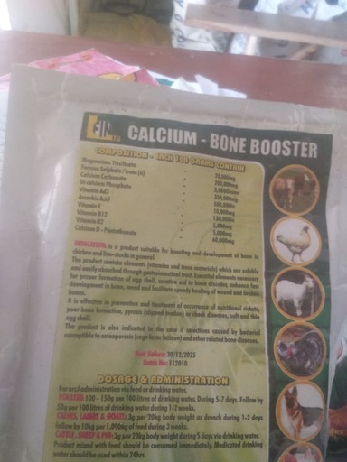 calcium bone booster 100g