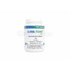 clam-tone calcium supplement tablets