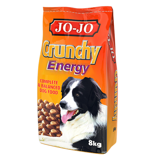 Jojo energy crunchy dry dog food 8kg