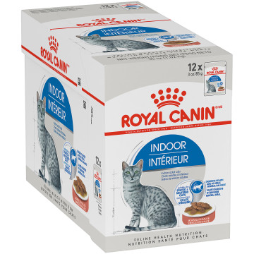 Royal Canin Indoor Adult Morsels in Sauce Pouch Cat Food