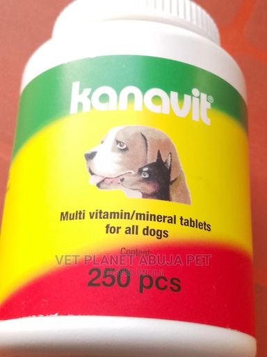 kanavit dog multivitamin 250pcs