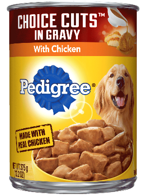 PEDIGREE CHOICE CUTS in Gravy with Chicken Wet Dog Food 625g