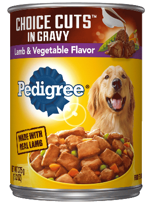 PEDIGREE CHOICE CUTS in Gravy with Lamb &amp; Vegetables Wet Dog Food 625g