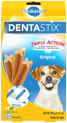 PEDIGREE DENTASTIX 10 Treat Original Small/Medium Dog Treats 158g