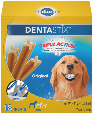 PEDIGREE DENTASTIX 18 Treats Original Large Dog Treats 441g