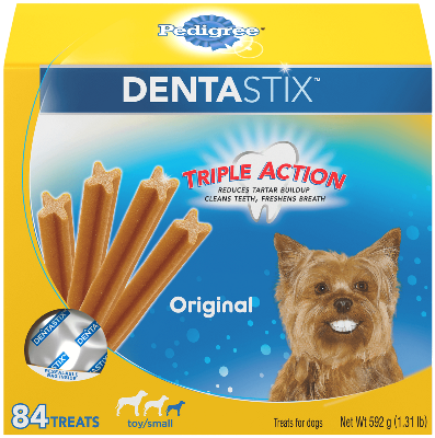 PEDIGREE DENTASTIX 84 Treats Original Toy/Small Dog Treats 592g