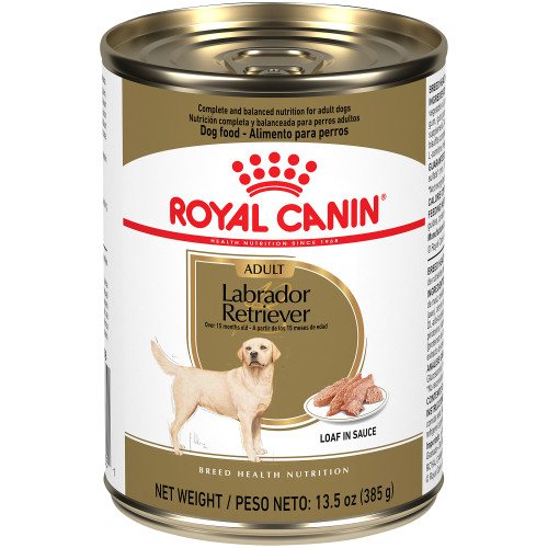 Royal Canin Labrador Retriever Loaf in Sauce Case of 12 Canned Dog Food 385g