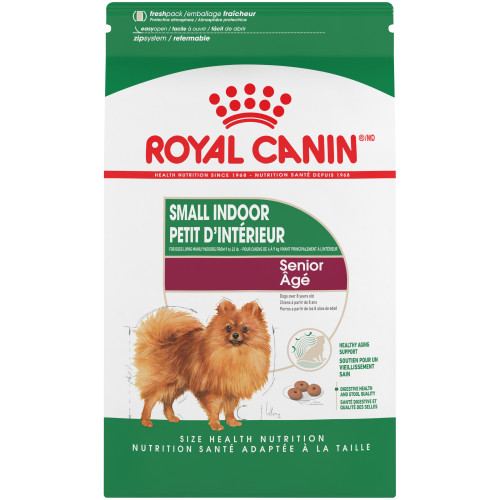 Royal Canin Indoor Small Breed Senior Dry Dog Food 1.1KG