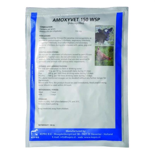 KEPRO AMOXYVET 150 WSP 100g