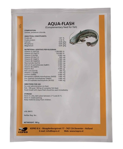 KEPRO AQUA-FLASH COMPLEMENTARY FEED 100g