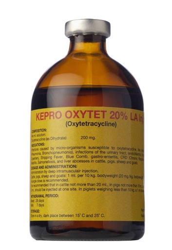 KEPRO OXYTET 20% LA INJECTION MULTIDOSE VIAL 100ml