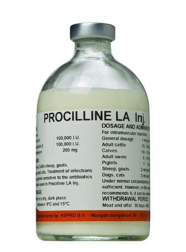 KEPRO PROCILLINE LA MULTIDOSE VIAL INJECTION 100ml