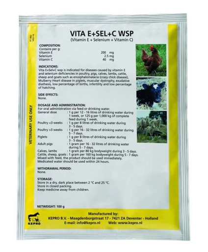 KEPRO VITA E+SEL+C WSP 100g