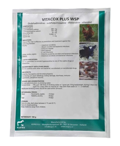 KEPRO VITACOX PLUS WSP 100g