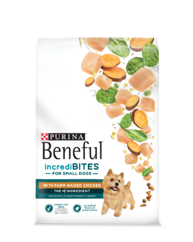 PURINA Beneful Small Breed IncrediBites with Farm-Raised Chicken Dry Dog Food 6.4kg