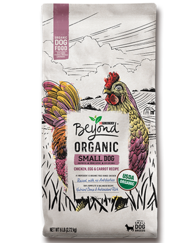 PURINA Beyond Organic Chicken, Egg &amp; Carrot Recipe High Protein Small Breed Dry Dog Food 5.9kg