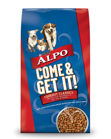 PURINA ALPO Come &amp; Get It! Cookout Classic Dry Dog Food 21.3kg