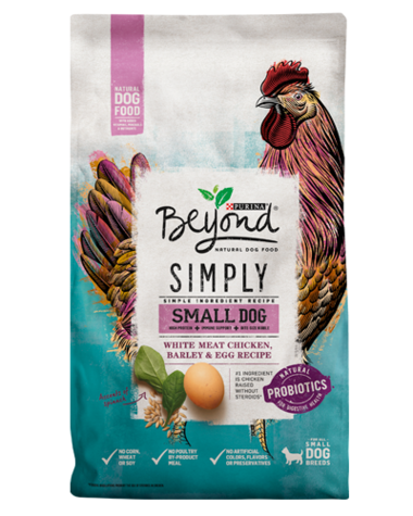 PURINA Beyond Small Dog White Meat Chicken, Barley &amp; Egg Recipe Dry Dog Food 6.4kg