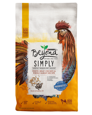 PURINA Beyond Simply White Meat Chicken &amp; Egg Recipe Grain-Free Dry Dog Food 10.4kg