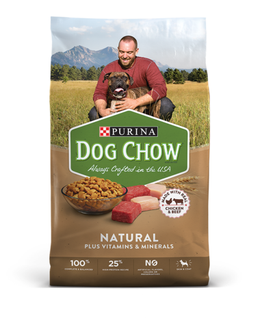 PURINA Dog Chow Natural Plus Vitamins &amp; Minerals Dry Dog Food 7.5kg