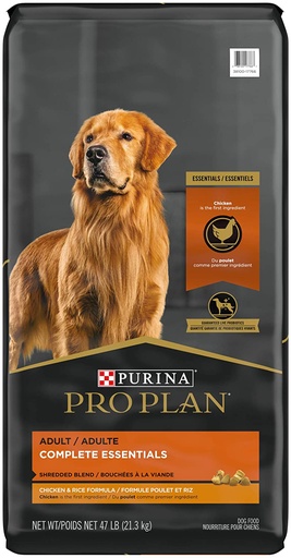 PURINA Pro Plan Adult Complete Essentials Shredded Blend Chicken &amp; Rice 15.9kg