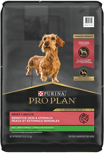 PURINA Pro Plan Adult Sensitive Skin &amp; Stomach Small Breed Salmon &amp; Rice Formula 13.6kg