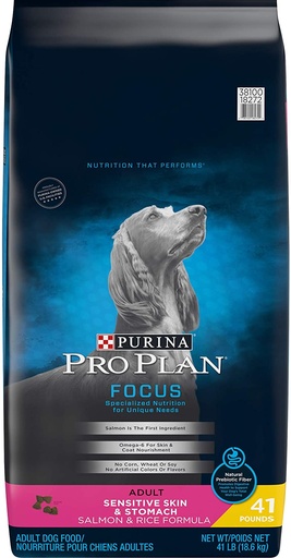 PURINA Pro Plan Adult Sensitive Skin &amp; Stomach Salmon &amp; Rice Formula 18.6kg