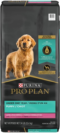 PURINA Pro Plan Puppy Lamb &amp; Rice Formula Dry Dog Food 15.4kg