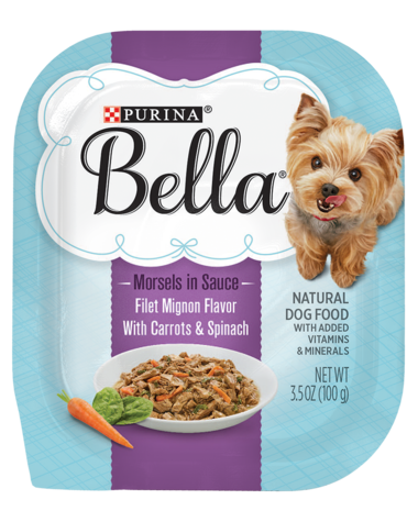 PURINA Bella Small Dog Filet Mignon Flavor in Savory Juices Small Breed Wet Dog Food 100g