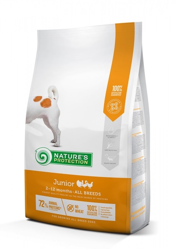 NATURES PROTECTION ALL BREED JUNIOR COMPLETE DRY DOG FOOD 7.5kg