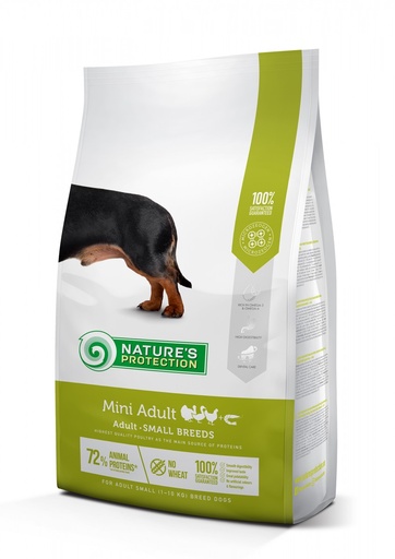 NATURES PROTECTION MINI ADULT COMPLETE DRY DOG FOOD 7.5kg