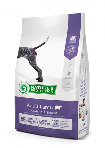 NATURES PROTECTION ADULT LAMB COMPLETE DRY DOG FOOD 12kg