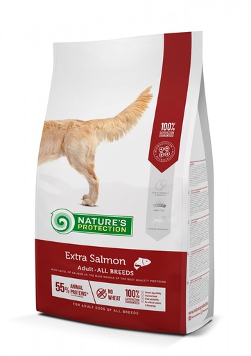 NATURES PROTECTION EXTRA SALMON COMPLETE DRY DOG FOOD 12kg