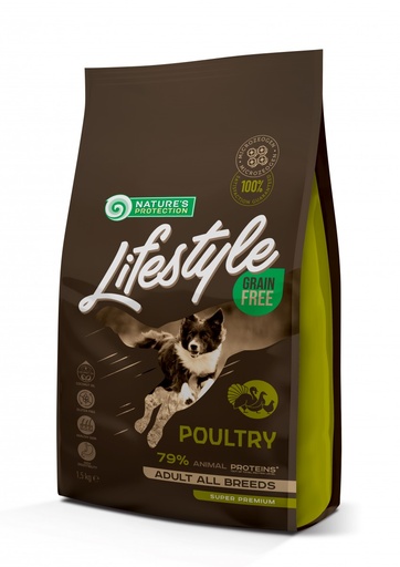 NATURES PROTECTION LIFESTYLE GRAIN FREE POULTRY COMPLETE GRAIN FREE FOOD 10kg