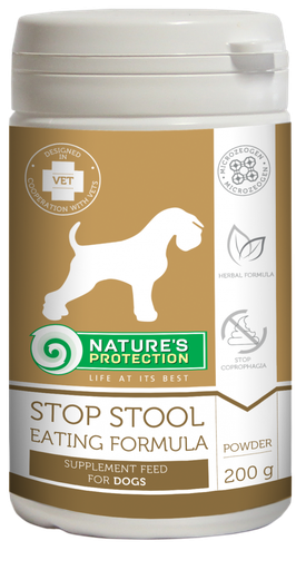 NATURES PROTECTION STOP STOOL EATING FORMULA THE DOG FEED SUPPLEMENT 200g