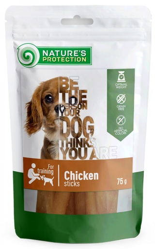 NATURES PROTECTION CHICKEN STICKS DOG SNACKS 75g