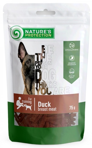 NATURES PROTECTION DUCK MINI DICES DOG SNACKS 75g
