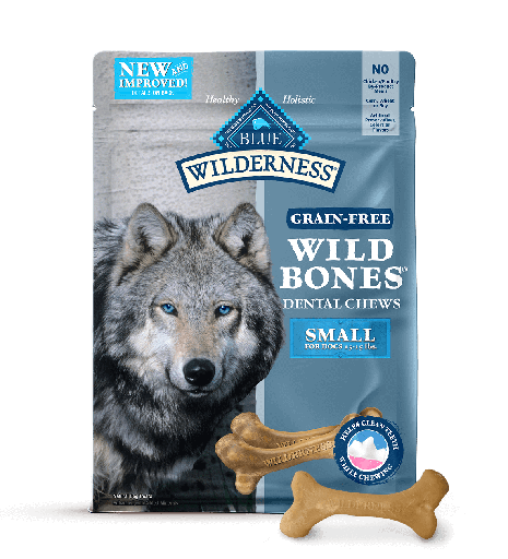 Blue Buffalo Wilderness Wild Bones Grain-Free Small Dental Dog Treats 765g