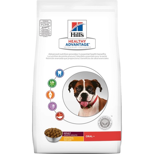 Hill's Healthy Advantage Adult Oral+ Canine Nutrition Dry Dog Food 12.7kg