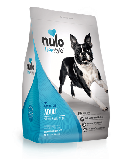 NULO freestyle high-meat kibble salmon &amp; peas recipe Dry Dog Food 11.8kg