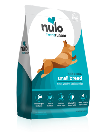 Nulo Frontrunner Ancient Grains Turkey, Whitefish &amp; Quinoa Small Breed Dry Dog Food 6.35kg