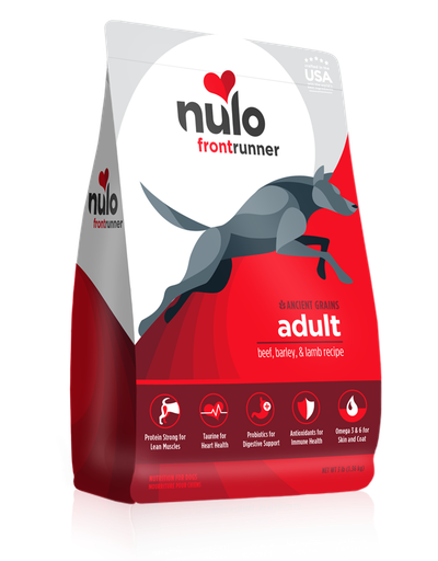 Nulo Frontrunner Ancient Grain Beef, Barley &amp; Lamb Adult Dry Dog Food 11.3kg