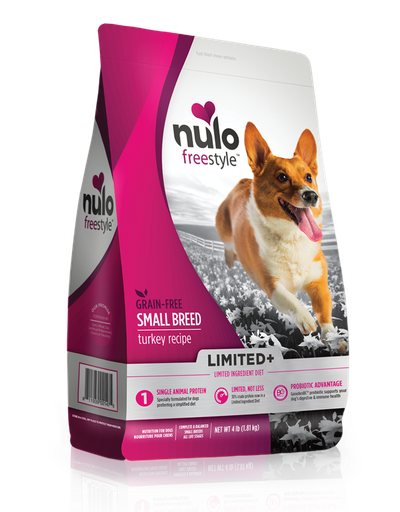 Nulo Freestyle Limited+ Small Breed Grain-Free Turkey Recipe Dry Dog Food 6.35kg