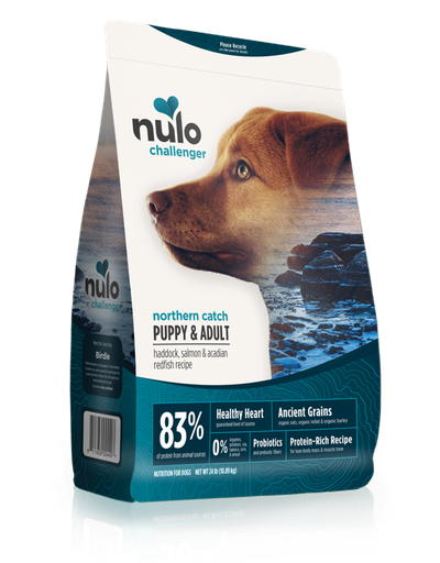 NULO challenger high-meat kibble haddock, salmon &amp; redfish Dry Dog Food 10.9kg