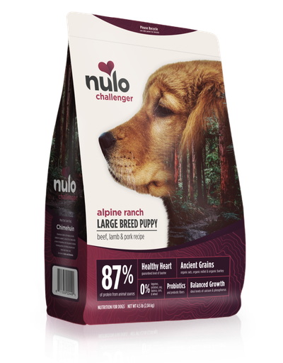 NULO challenger high-meat kibble for large breed puppies beef, lamb &amp; pork recipe Dry Dog Food 10.9kg